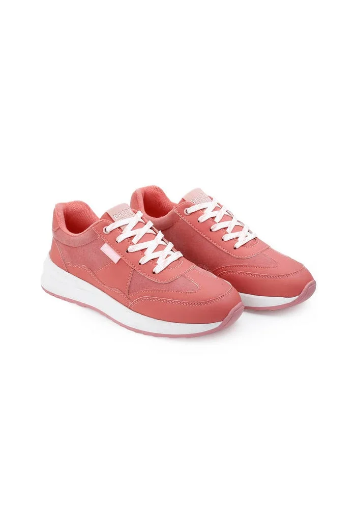 Bacca Bucci Blush Pink TAMRA Low-Top Trendy and Durable Sneakers for Women | Best Price UAE