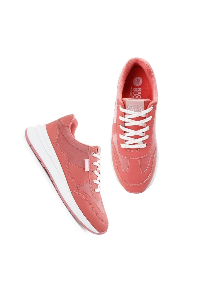 باكا بوتشي حذاء رياضي نسائي وردي من مجموعة تمرا