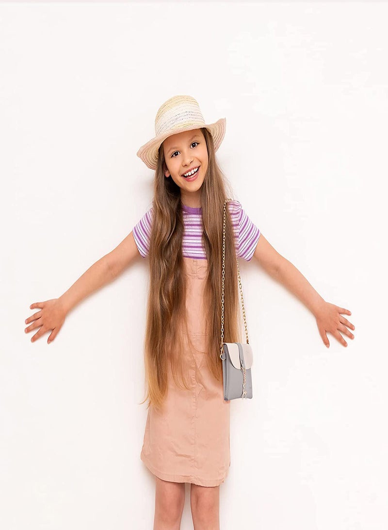 حقيبة كروس بودي صغيرة أنيقة مع قلادة، محفظة كتف من الجلد الصناعي للفتيات، هدية مثالية للمراهقات، حقيبة يد صغيرة للهاتف مع حزام سلسلة - Image 2