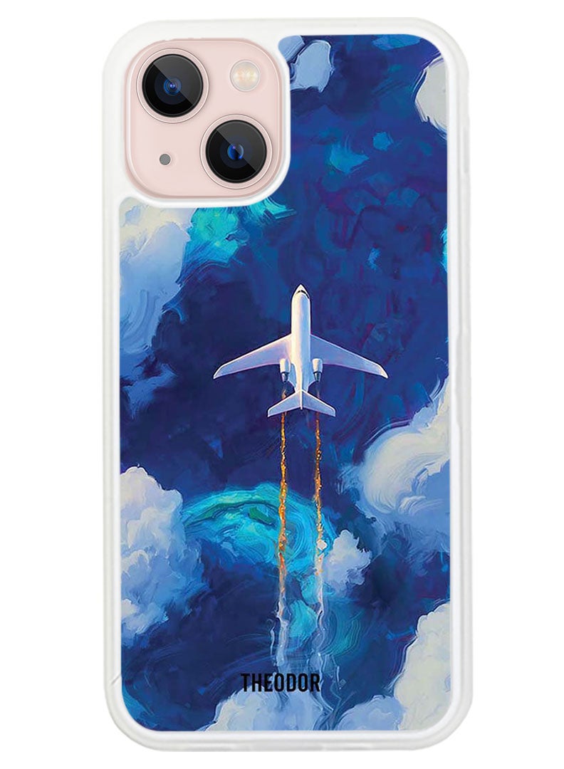 Theodor Protective Case Cover For APPLE IPHONE 14 Flight (White Bumper) - Image 1