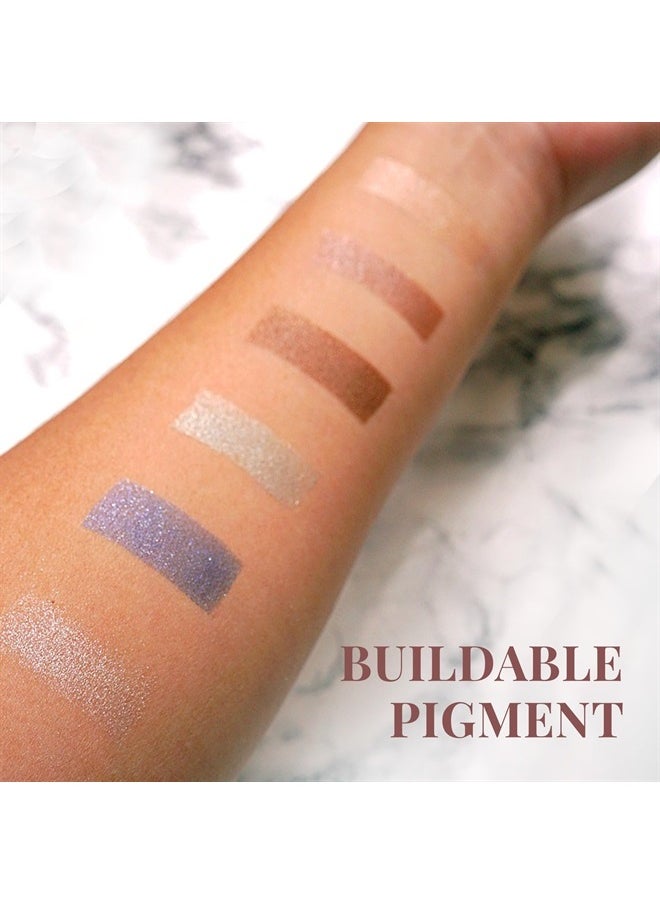Paul & Joe Sparkling Eye Shadow, Iridescent Eye Glitter with a Buildable Pop of Color, Hydrating Eye Makeup with Dewy Effect, Smooth Gel Application, Sparkling Nude Ivory, 01 En Point, 0.21 oz  - Image 2