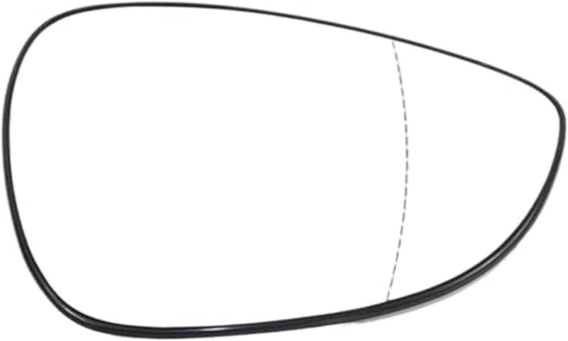 QASULER Heated Right Side Mirror Glass for Ford Fiesta - Image 1