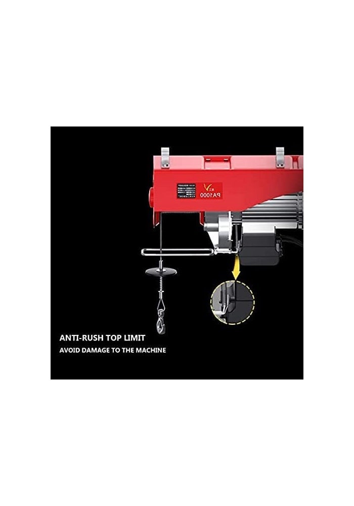 AQ AQSON رافعة كهربائية صغيرة معدنية AQSON - رافعة رفع 100/300Kg مع تحكم عن بعد - Image 2