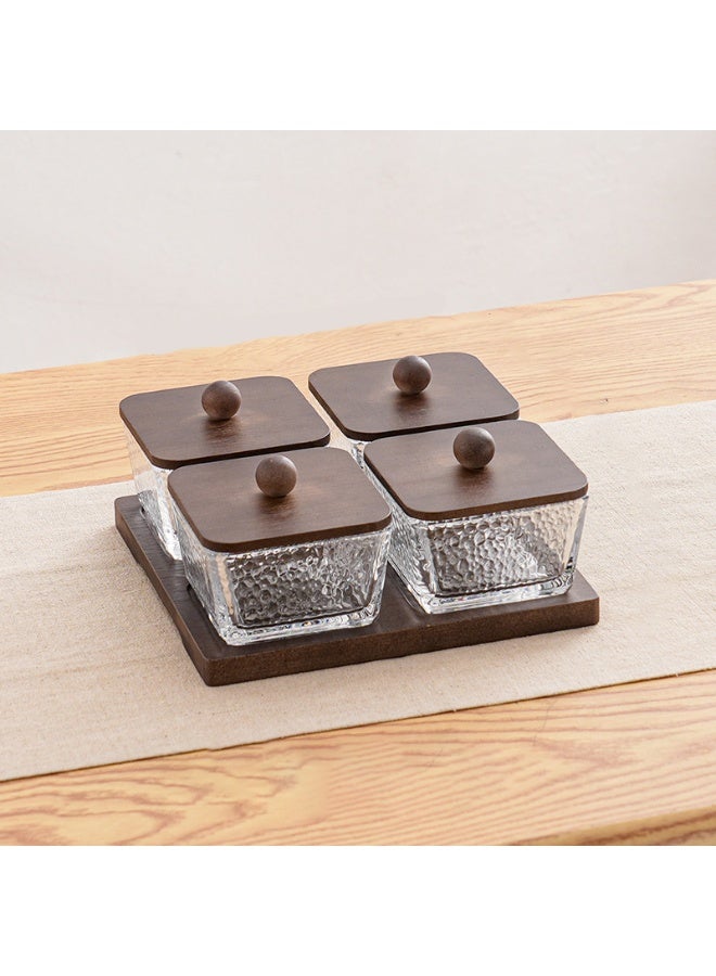 GuRiver Grain Fruit Tray – Versatile Serving Tray for Dried Fruits, Nuts, Candy, Cookies, Chips, and Party Snacks - Image 1