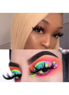 DAODER Lashes 25mm Mink Lashes Fluffy Thick Long Big Wispy False Eyelashes Dramatic Light Soft Bold Fake Eye Lashes Pack 7 Pairs  - Image 3