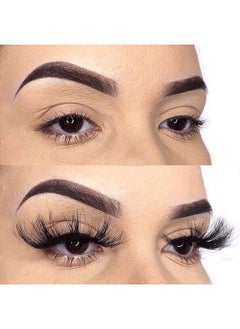 DAODER Lashes 25mm Mink Lashes Fluffy Thick Long Big Wispy False Eyelashes Dramatic Light Soft Bold Fake Eye Lashes Pack 7 Pairs  - Image 4
