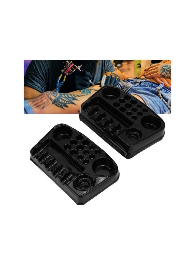 Tattoo Holder 12pcs Disposable Microblading Tattoo Pigment Holder Tattoo Ink Cartridges Needle Tattoo Pen Storage Organizer Body Art Tattoo Accessories