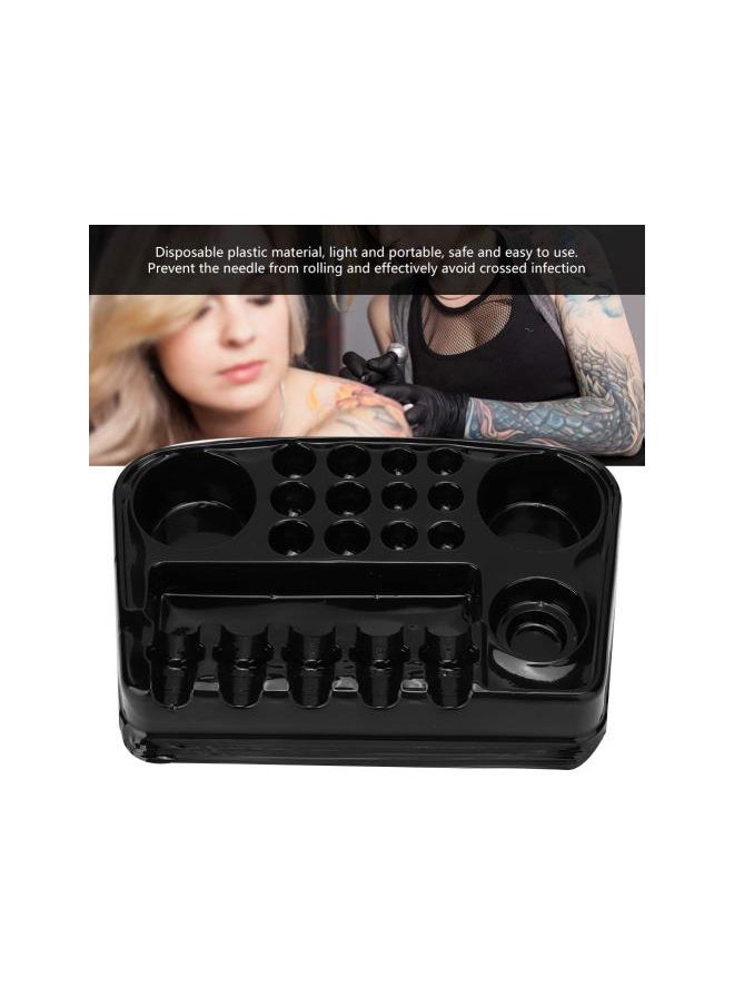 Tattoo Holder 12pcs Disposable Microblading Tattoo Pigment Holder Tattoo Ink Cartridges Needle Tattoo Pen Storage Organizer Body Art Tattoo Accessories