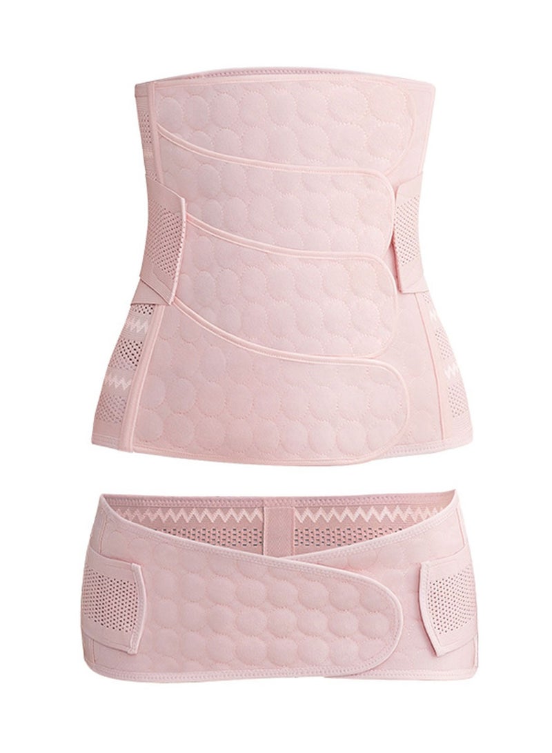 Syarme Postpartum Support Waist Belt, Belly Corset Belt For Waist, Breathable Postpartum Recovery Postnatal Corset Belt after Pregnancy Maternity - Size L - Image 1