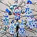 Winlyn 24 Sets Winter Decorations DIY Polar Bear Ornaments Christmas Craft Kits Foam Polar Bear with Snowflake Foam Stickers for Kids Holiday Seasonal Gift Home Classroom Activities Party Favors - Image 4