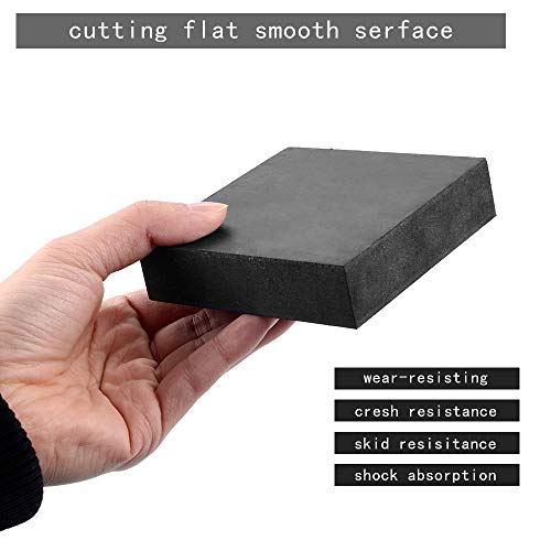 Oudtinx Rubber Bench Block for Jewelers - Rubber Stamping Block for Hammering, Shaping, Chasing, Flattening Metals (10CM x 10CM) - Image 3