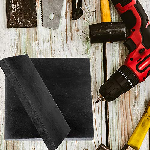 Oudtinx Rubber Bench Block for Jewelers - Rubber Stamping Block for Hammering, Shaping, Chasing, Flattening Metals (10CM x 10CM) - Image 5