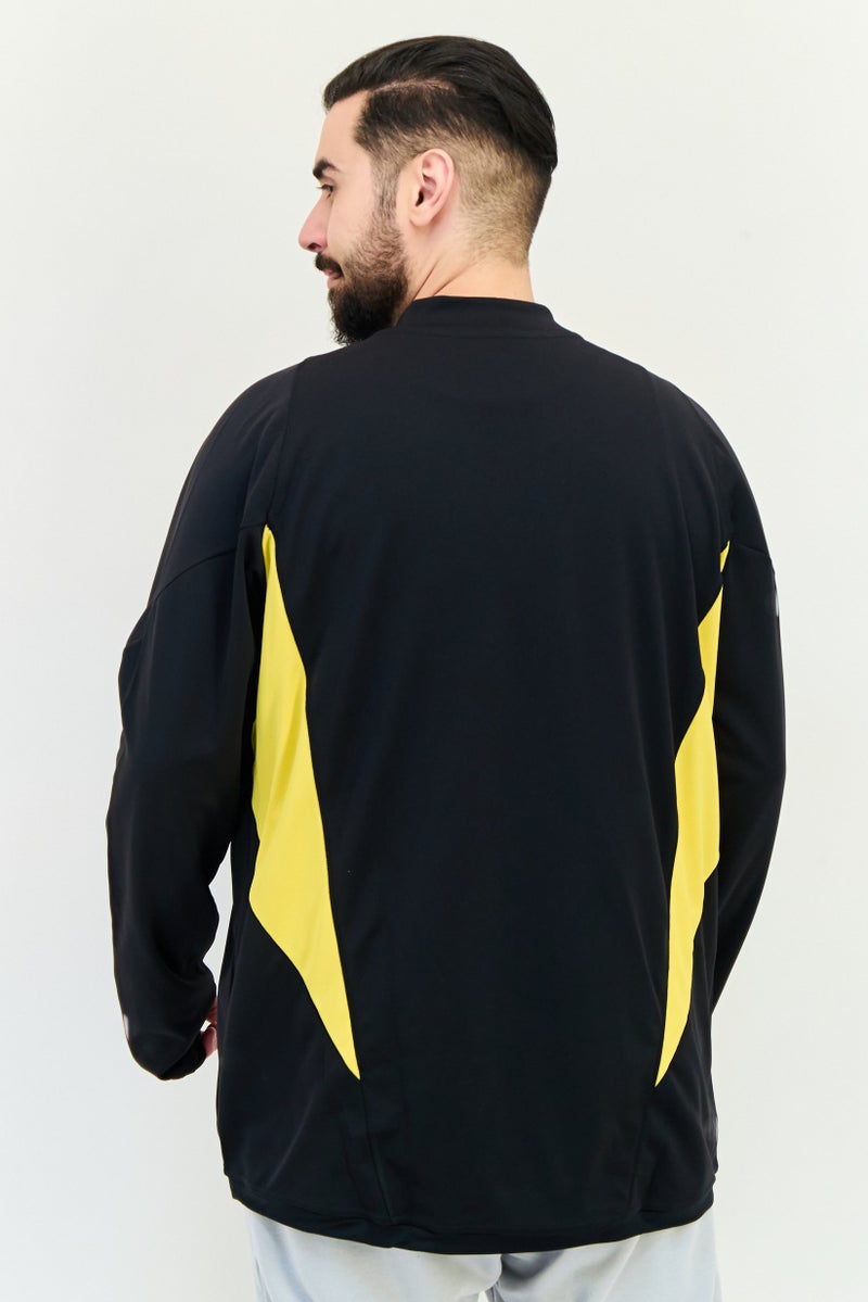 Adidas Men Sportswear Fit Long Sleeve Training Sweatshirt, Black - Image 3