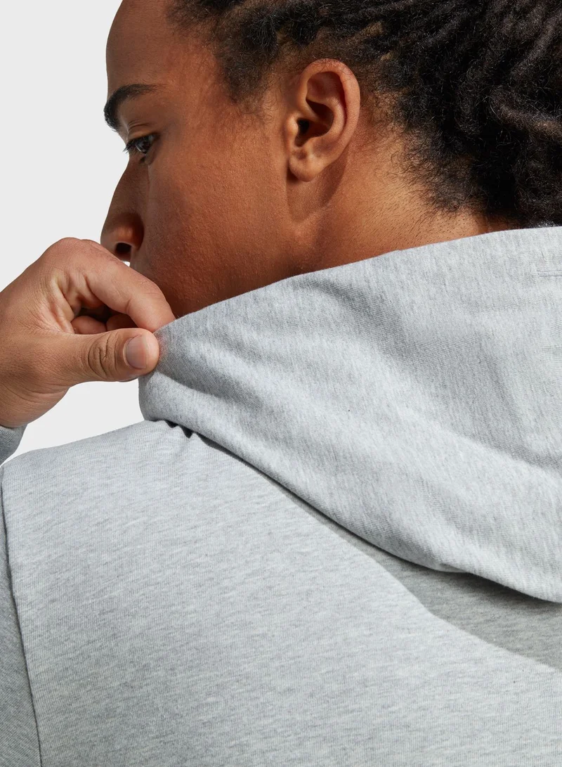 adidas هودي اسينشال مزين بشعار الماركة