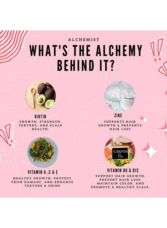 Alchemist جواهر البيوتين من الكيمائي - احصل على شعر لامع، بشرة متألقة وأظافر قوية | إمداد لمدة 30 يومًا مع البيوتين والزنك والفيتامينات الأساسية A و C و E | نكهة الفراولة اللذيذة | تركيبة صديقة للأمعاء - Image 3