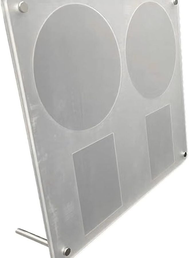 حامل عرض أكريليك لبطاقات الصور والأقراص 25x28 سم إطار تخزين شفاف - Image 1