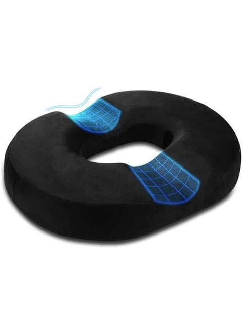 Donut Pillow hemmoroid Cushion for Office Chair,Sciatica Pain Relief ​for Sitting,Premium Memory Foam Wheelchair Cushions for Pressure Relief,Tailbone Pain Car Seat