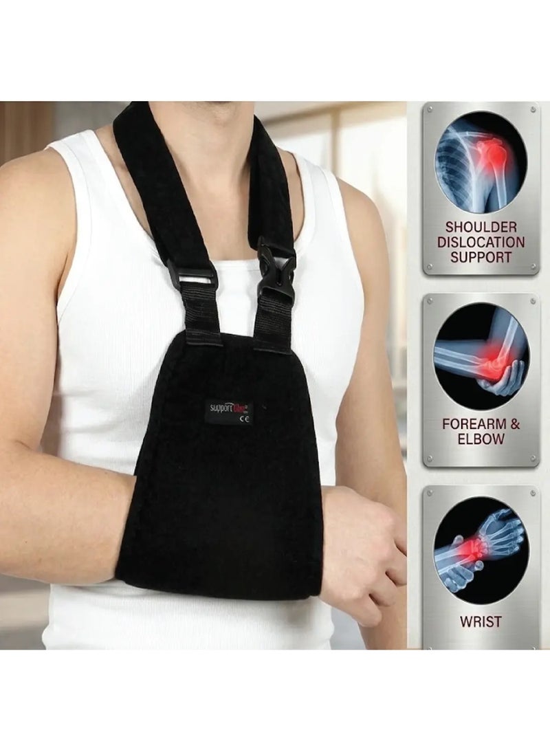 AID PLUS حمالة ذراع (بسيطة) عالمية - دعم مريح لاستعادة الذراع, 60720 - Image 4