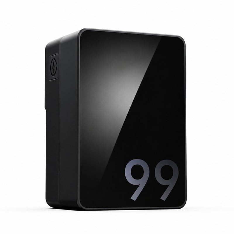 بطارية V Mount لصانعي الأفلام: 99Wh/6800mAh، خرج 100W، شحن كامل 2.5H، شحن سريع PD 3.0، أسود، طاقة عالمية عالية السعة - Image 1