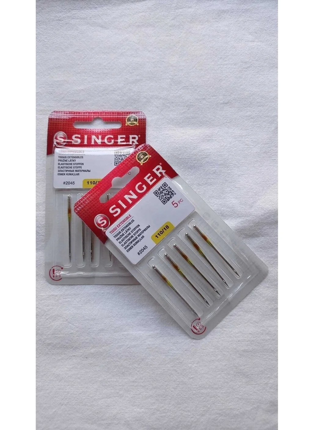 سينجر 2 Pack 18 Number Sewing Machine Needle (Denim)