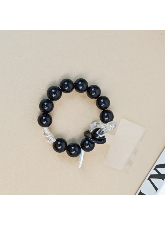 NIBEMINENT Phone Charm/ Chain Strap for Women Girls,Colored Heart Cell Phone Case Lanyard Wrist Strap