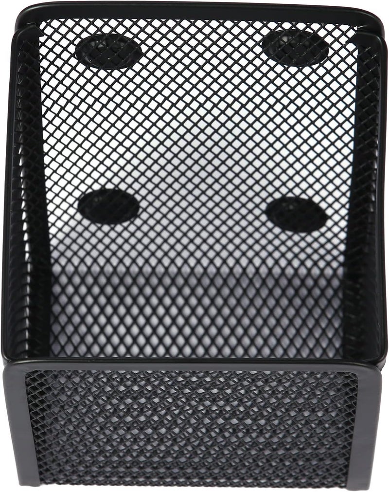 Sanpaint Large Magnetic Pen Holder, Magnetic Basket 4 Strong Magnet Pencil Holders Locker Accessories for Refrigerator Whiteboard Black(3.7x2.7x5 In) - Image 3