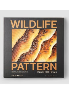 PrintWorks Puzzle wildlife Pattern Bee 500pc Jigsaw  - Image 1