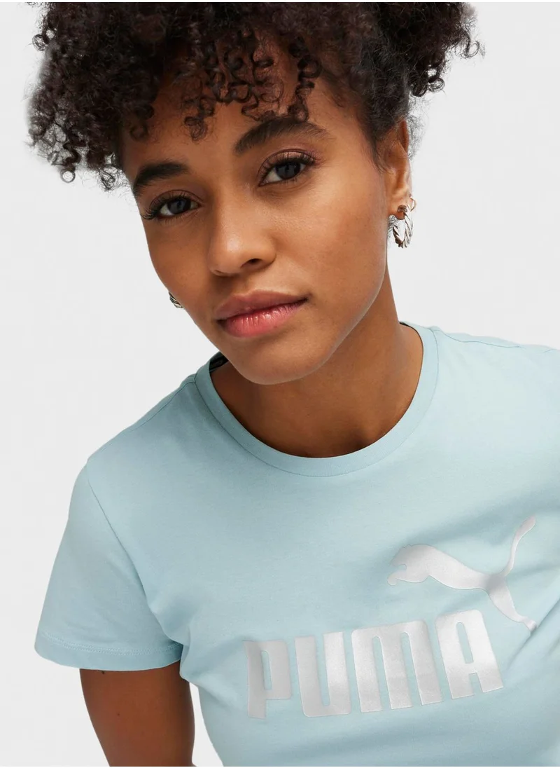 PUMA Essential Metallic Logo T-Shirt