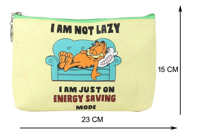 JIADA حقيبة جيادا المتعددة الاستخدامات مع اقتباسات مضحكة للسفر، مستحضرات التجميل، المكتب، القرطاسية، الأجهزة، المال، حقيبة اليد. حقيبة مستحضرات تجميل/ماكياج/أدوات كبيرة جميلة للفتيات/الجامعة/المدرسة - تصميم 02 - Image 2