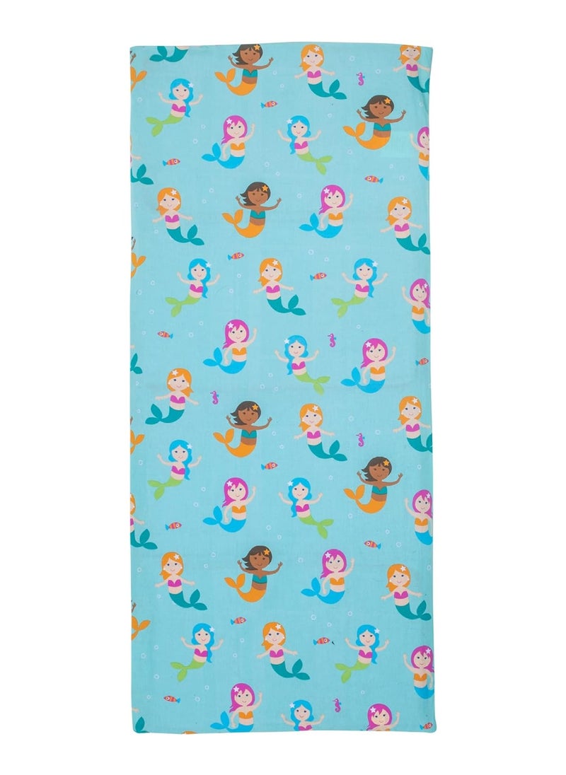Wildkin 100% Cotton Kids Nap Mat Cover And Girls Sewn In Flap Pillowcase Design  - Image 1