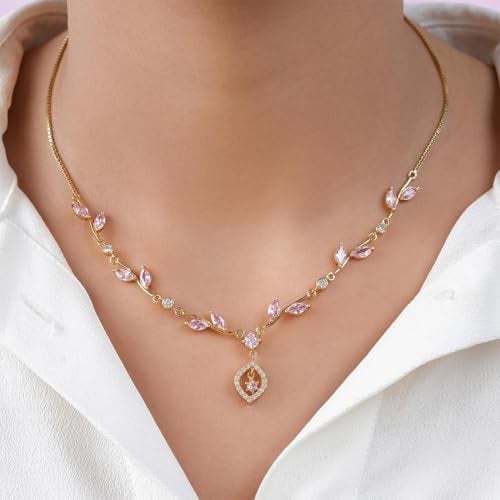 ZAVYA 925 Sterling Silver Leaf Gold Plated Necklace | Gifts For Women And Girls | With Certificate of Authenticity and 925 Hallmark - Image 5
