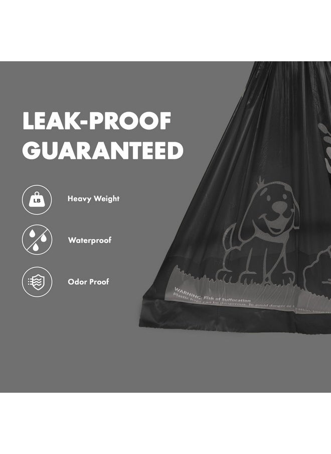 Gorilla Supply GORILLA SUPPLY Dog Poop Waste Bags with Dispenser and Leash Tie, 9" x 13", Black, 1000 Count  - Image 5