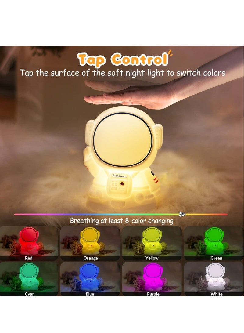 KASTWAVE ضوء الليل لرائد الفضاء مصباح أطفال لطيف bedside 7 تغيير الألوان LED مصباح محمول لتزيين غرفة النوم واستخدامه كضوء ليلي للأطفال هدية للأطفال - Image 5