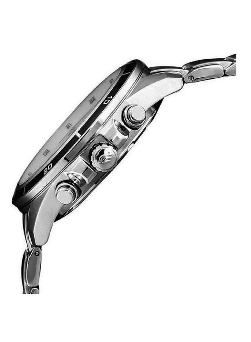 Casio Men Watch Edifice Standard Chronograph Analog Black Dial Stainless Steel Band EFR-552D-1AVUD - Image 2