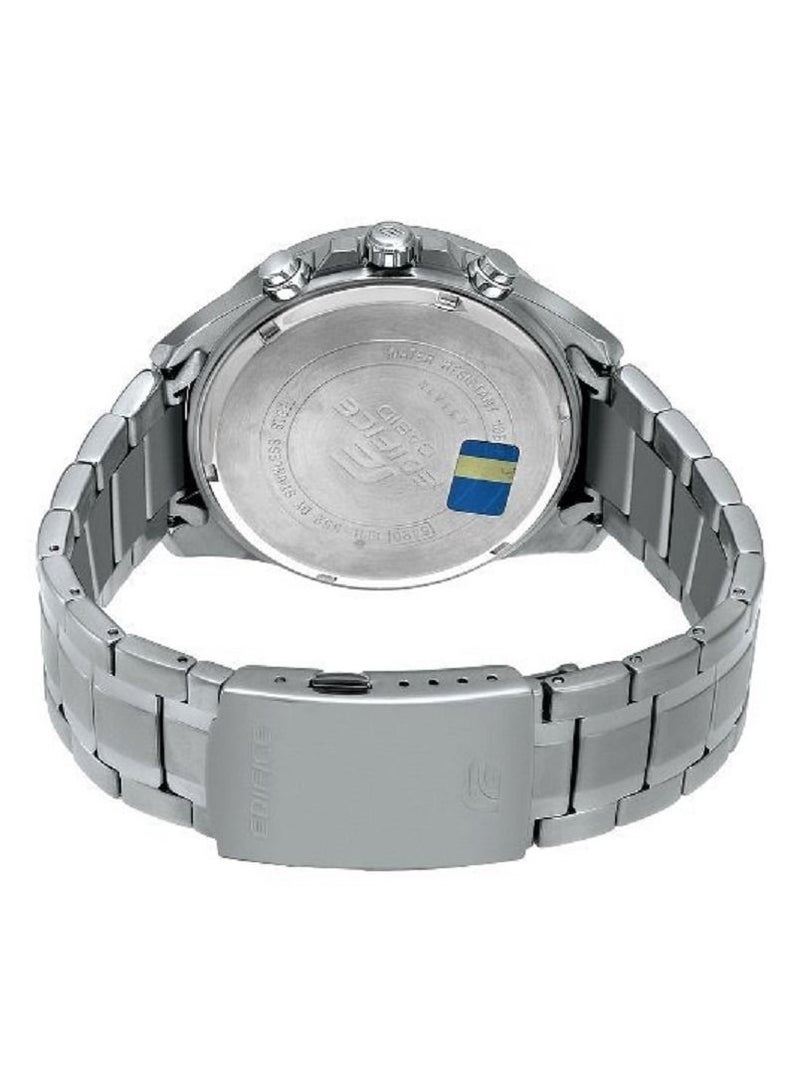 Casio Men Watch Edifice Standard Chronograph Analog Black Dial Stainless Steel Band EFR-552D-1AVUD - Image 3