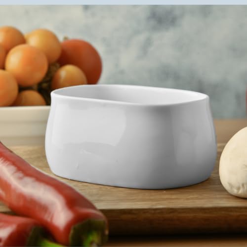 PAUL SONS Cube Jar Coffee Sugar Bowl Milk Cup Desktop White Dish Ceramics Ceramic Sugar Cube Container (Bone China) (Small, 2, Count) ,100 Ml - Image 2