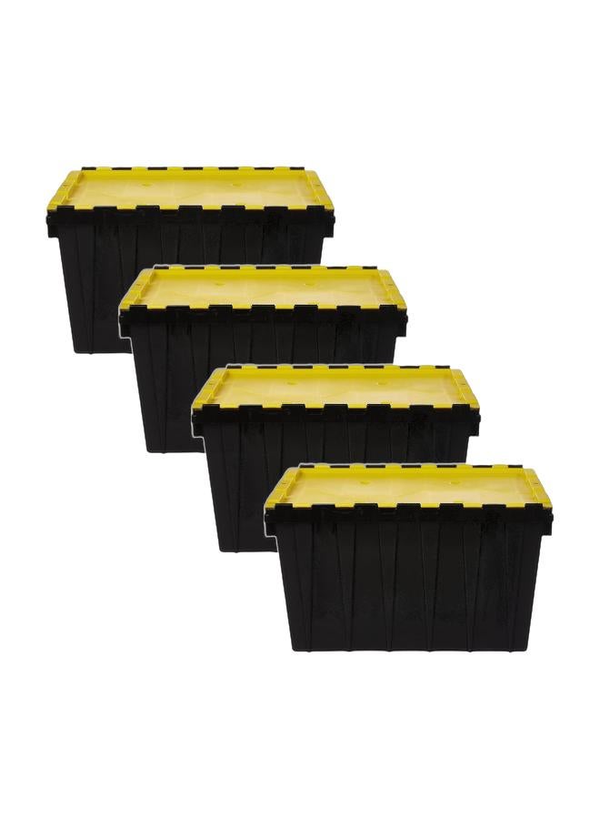 Cosmoplast صندوق تخزين بلاستيكي بسعة 55 لتر (عبوة من 4) - Image 1