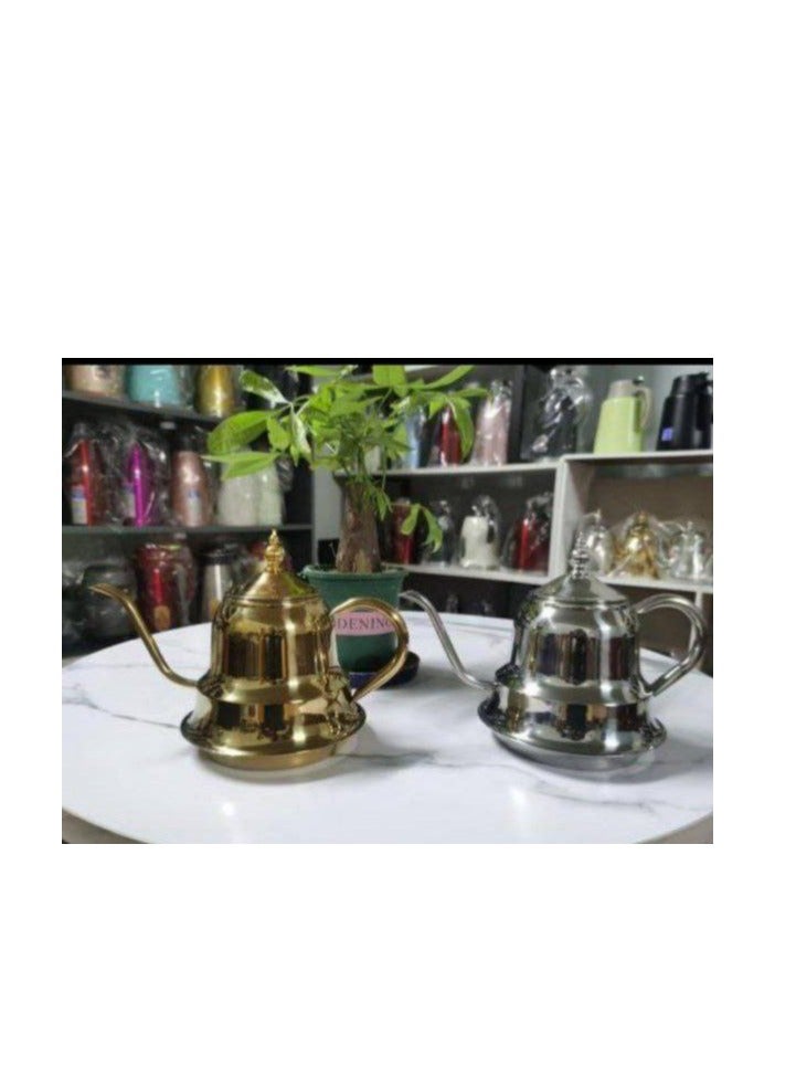 براد استانلس مقاوم للصدا مزود بمصفاه لتصفية الماء من الشوائب - لون فضي - Image 2