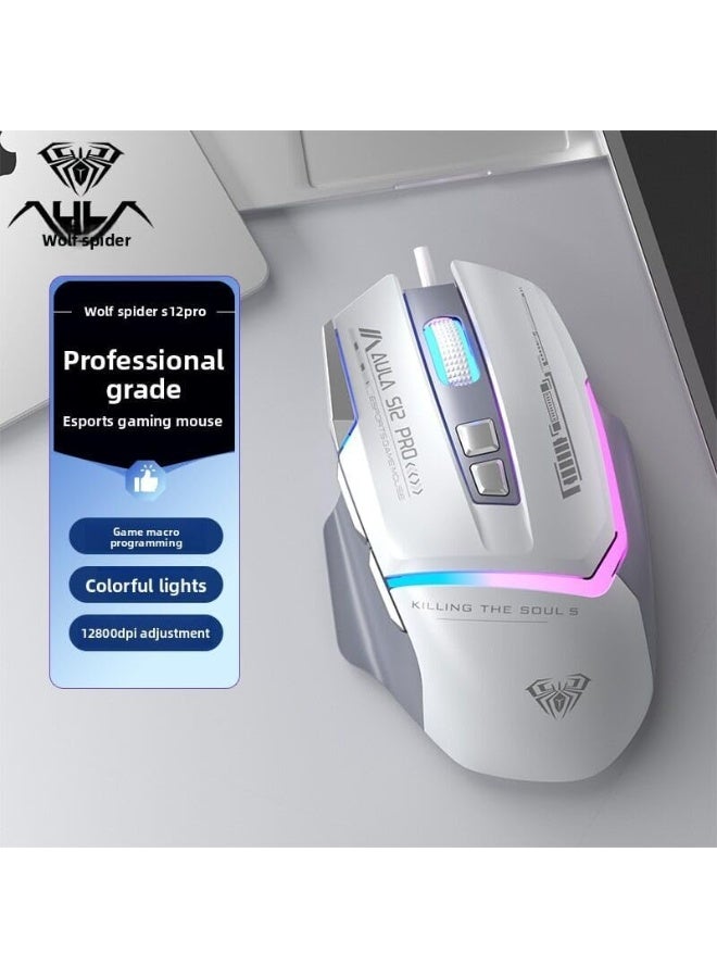 AULA SC101 Wireless Gaming Mouse 2.4G Bluetooth, Rechargeable 500mAh Battery - Image 5