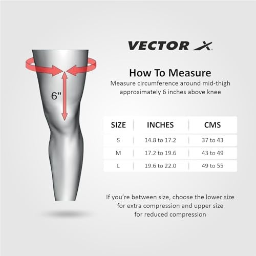 Vector X VNS-011 Neoprene Knee Support, Knee Caps For Women & Men, Knee Pain Knee Support For Women Knee Brace For Knee Pain Relief Products Knee Guard/Knee Belt/Knee Pads For Women - Image 3