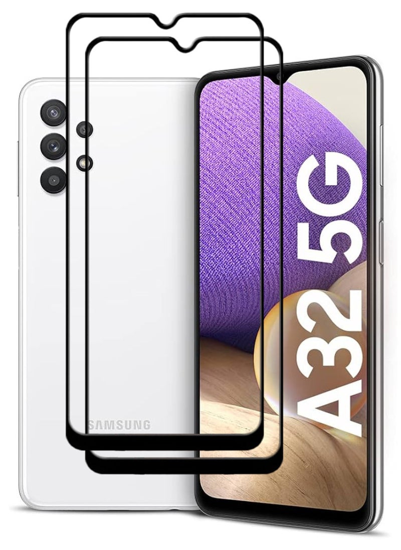 ACLIX 2 Pieces Antistatic ESD Dustproof Premium Quality High Definition Tempered Glass Screen Protector Designed For Samsung Galaxy A32 5G - Image 1