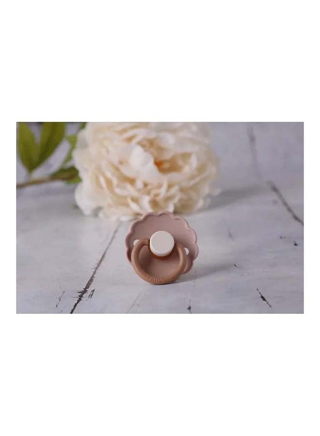 FRIGG Daisy Silicone Baby Pacifier 6-18M 2-Pack Blush/Cotton Candy - Size 2 - Image 3