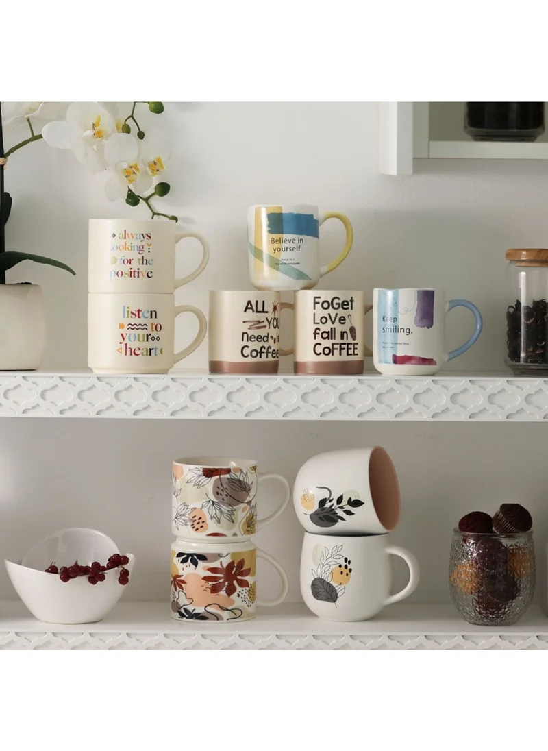 DANUBE HOME Danube Essential 2-Piece New Bone China Mug Set Beige 340Ml