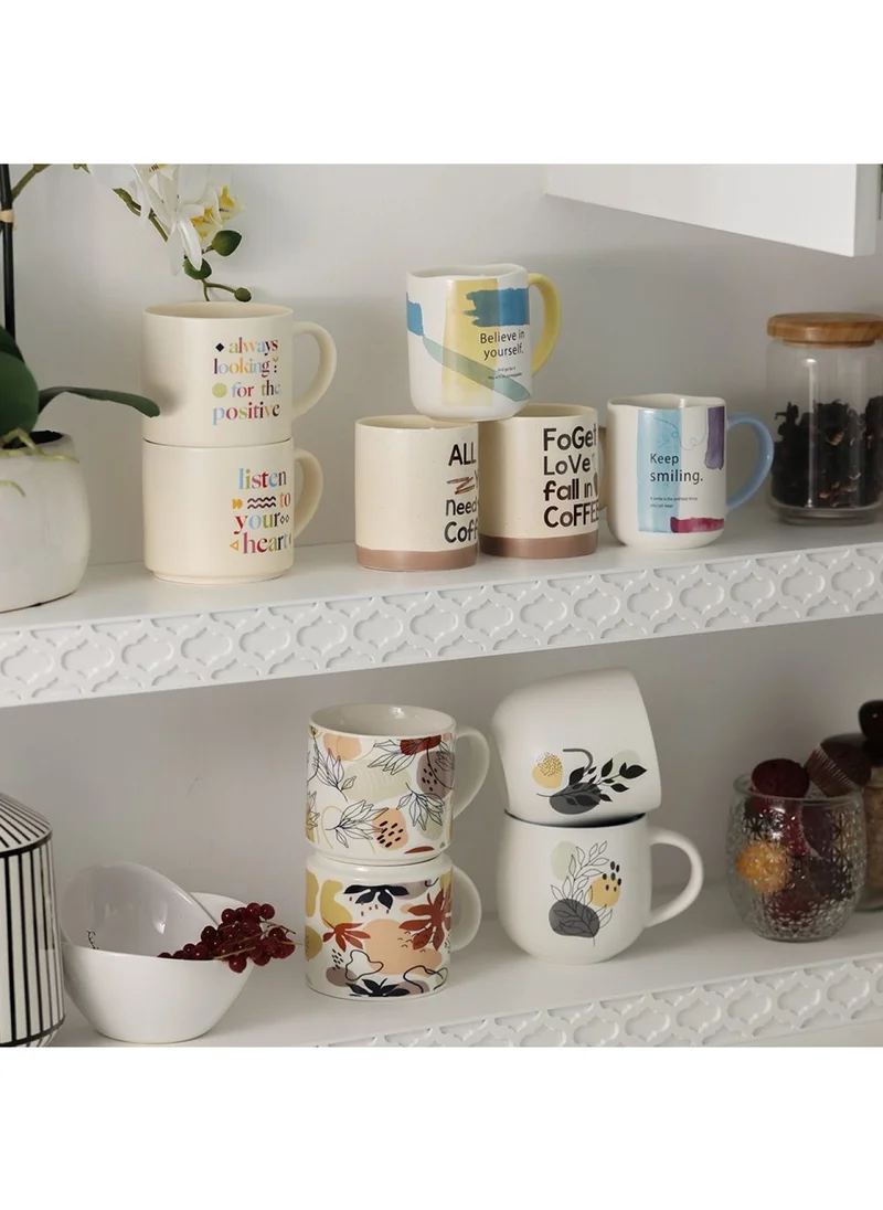 DANUBE HOME Danube Essential 2-Piece New Bone China Mug Set Beige 340Ml