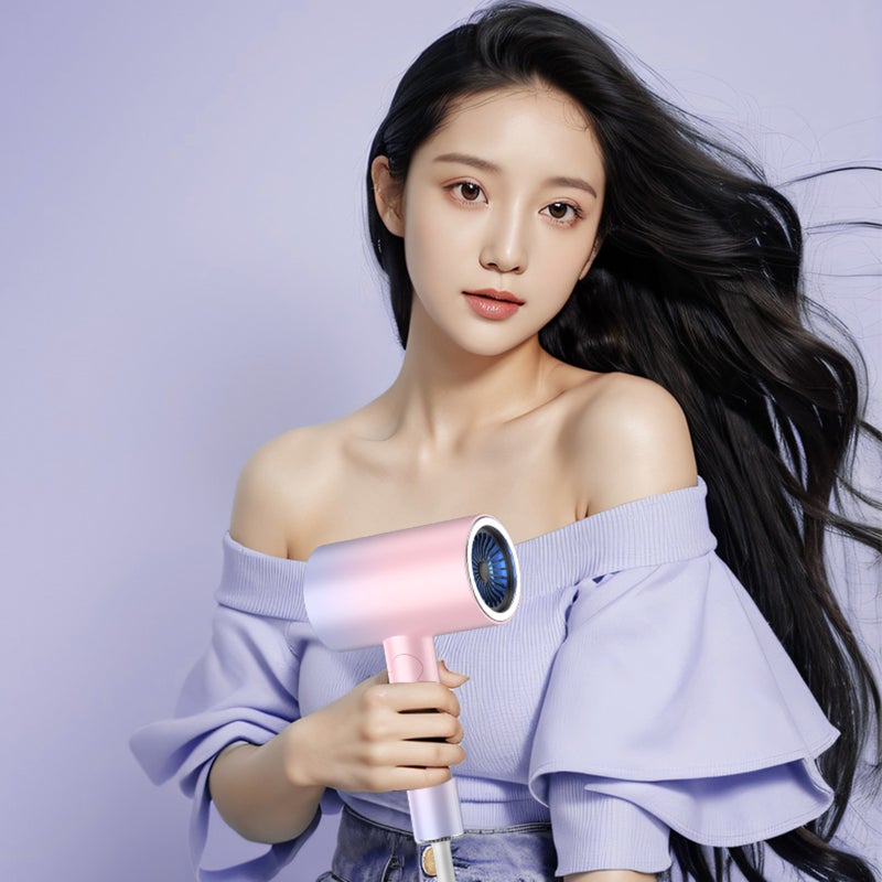 Portable Foldable Hair Dryer 1900W Fast Drying Hairdryers Cold Hot Wind Blow Dryer Hair Styling Tool with Concentrator Holder Comb for Home Travel Use - Image 5