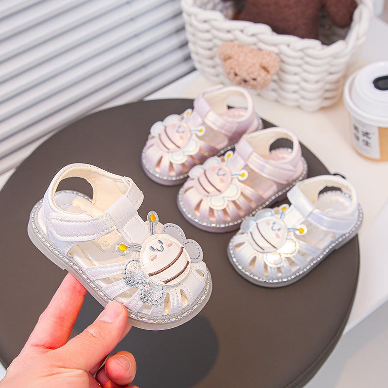 Baby Toddler Sandals Style Western Style Princess Shoes Breathable Toe Anti-Kick Toddler Soft Sole Women'S Baby Shoes - Image 2