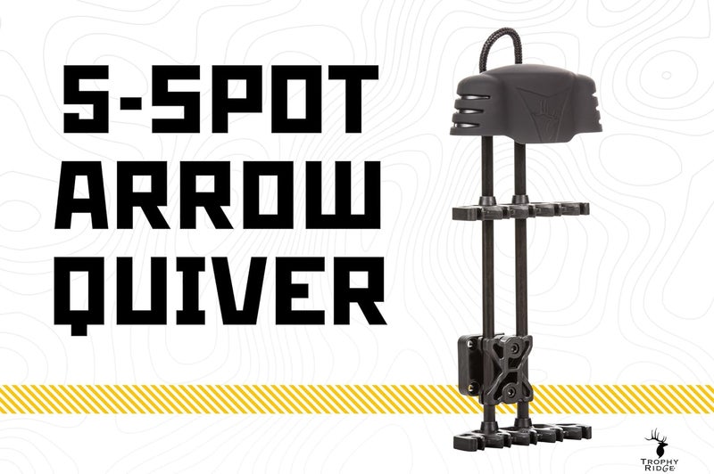 Trophy Ridge 5-Spot Archery Arrow Quiver, Black - Image 1