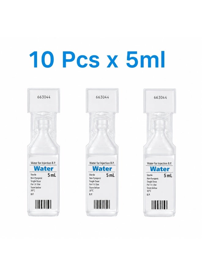Water For Injection 5ml Ampule 10’s | Sterile Single Dose Water Ampoules for Medical Use