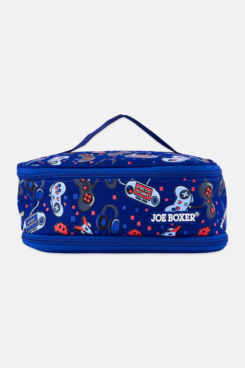 Joe Boxer Kids Boy Graphic Print Lunch Bag, Multicolor - Image 1