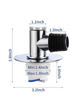 Excefore Magnetic Drain Tube Hose Seal, Odor-proof Valve Deodorant Silicone Plug, Drain Catcher Connector, Tee Joint, Only Suitable for Washing Machine  - Image 2